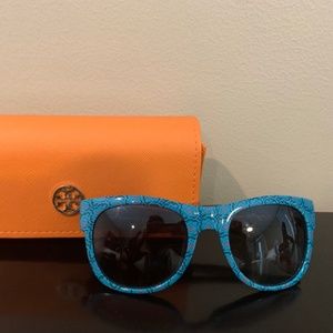 Tory Burch Blue Sunglasses